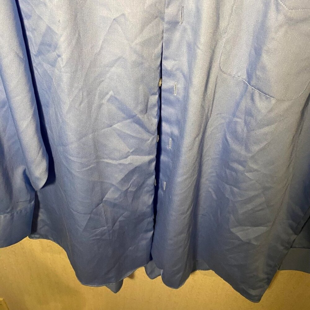 Geoffrey Beene Regular Fit Mens Blue Button Down Long Sleeve Shirt Size‎ Large - Picture 5 of 10